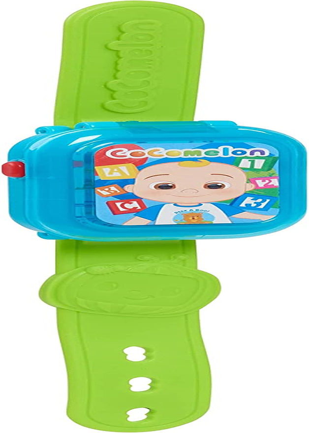 Cocomelon Jj’S Learning Smart Watch Toy for Kids with 3 Education-Based Games, Alarm Clock, and Stop Watch, by Just Play