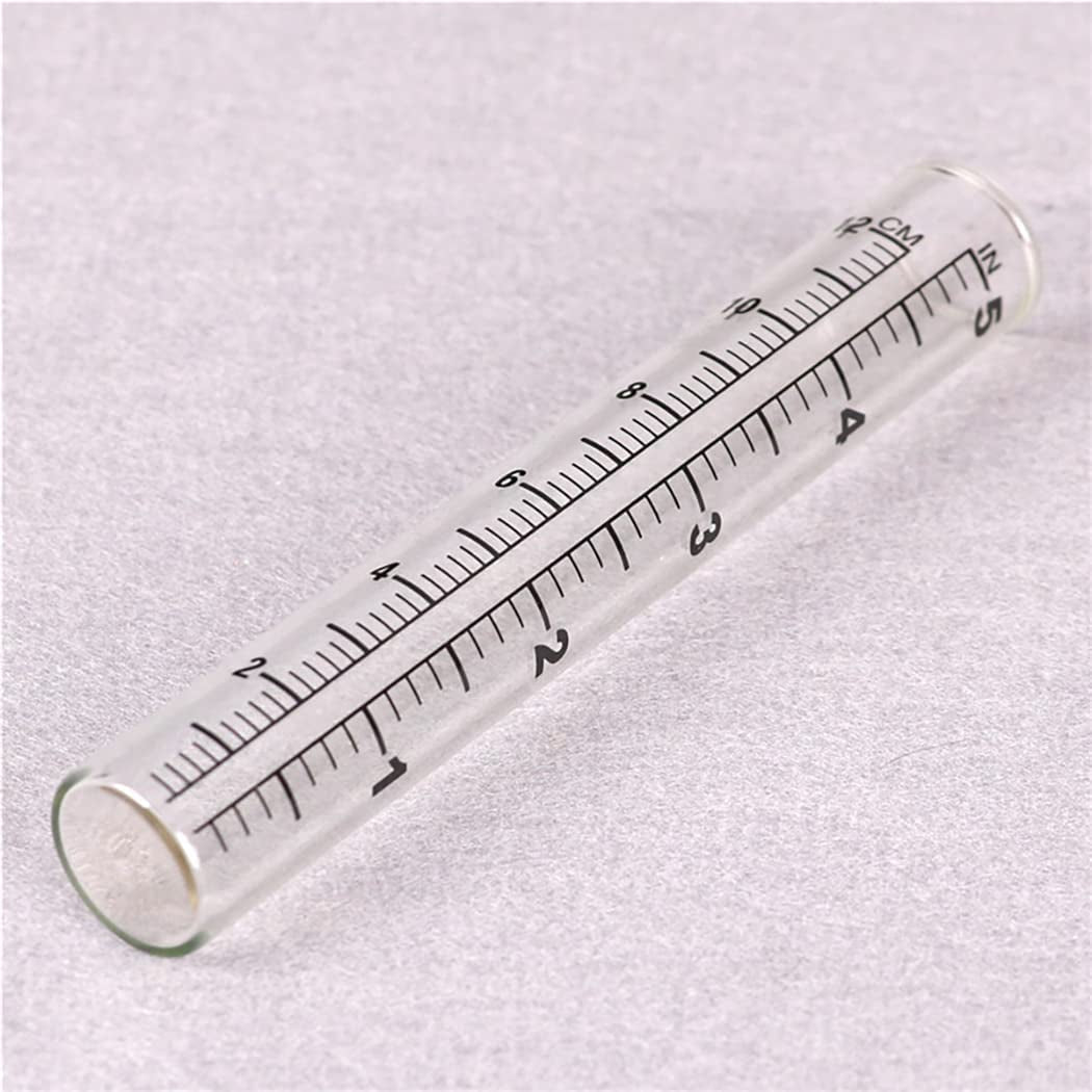 5" Rain Gauge Replacement Tube Glass for Outdoor Garden Yard Home, Best Rated 2 Pcs