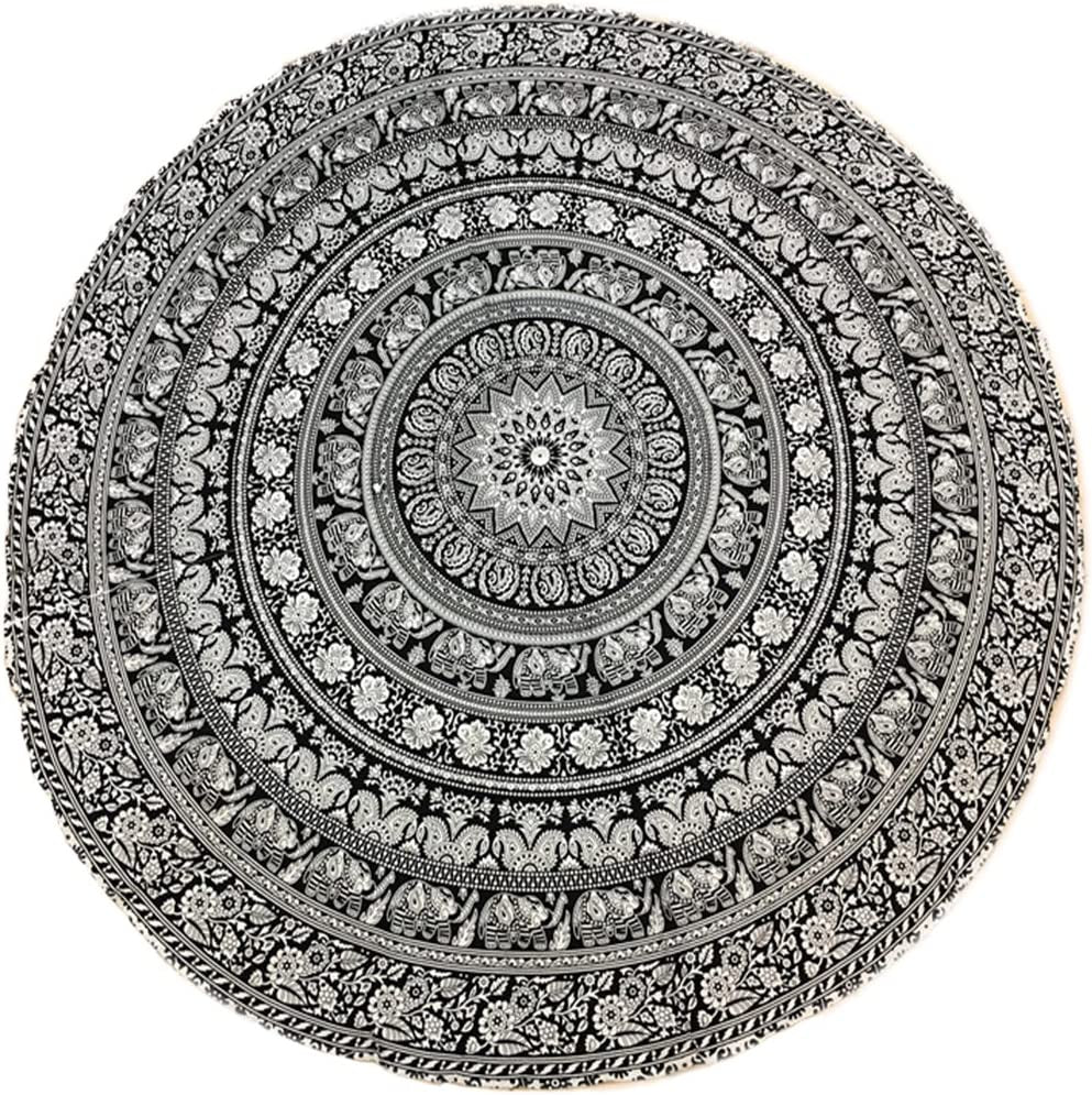 Round Beach Throw Tapestry 60 Inches