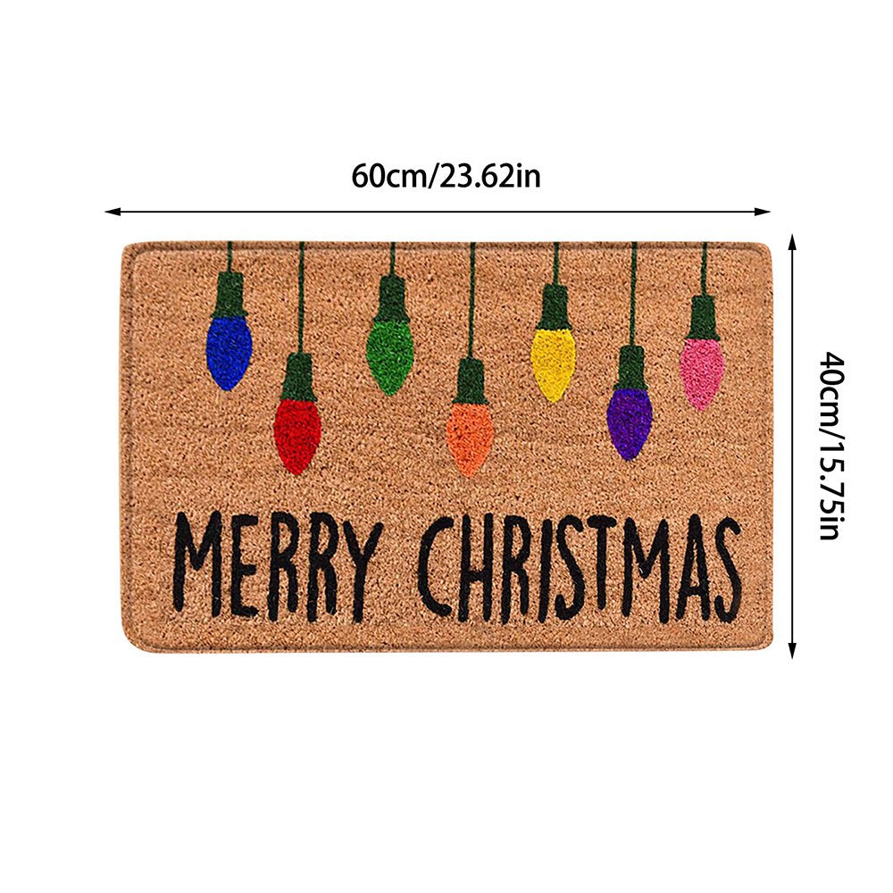 Welcome Mat Outdoor Rugs Fall Decor Christmas Decorations Floor Mats (15.7 X 23.6In)