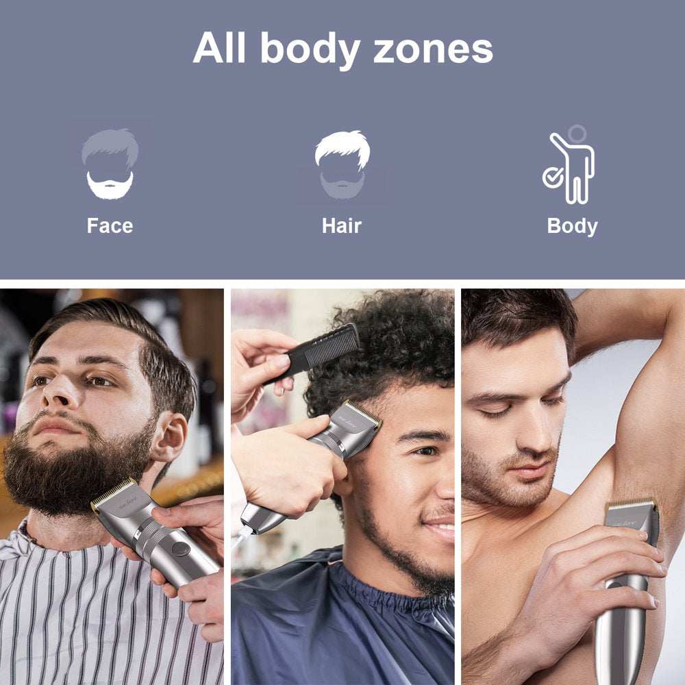 Hair Clippers for Men, Cordless Barber Grooming Set Professional Hair Cutting Kit,Rechargeable Home Haircut