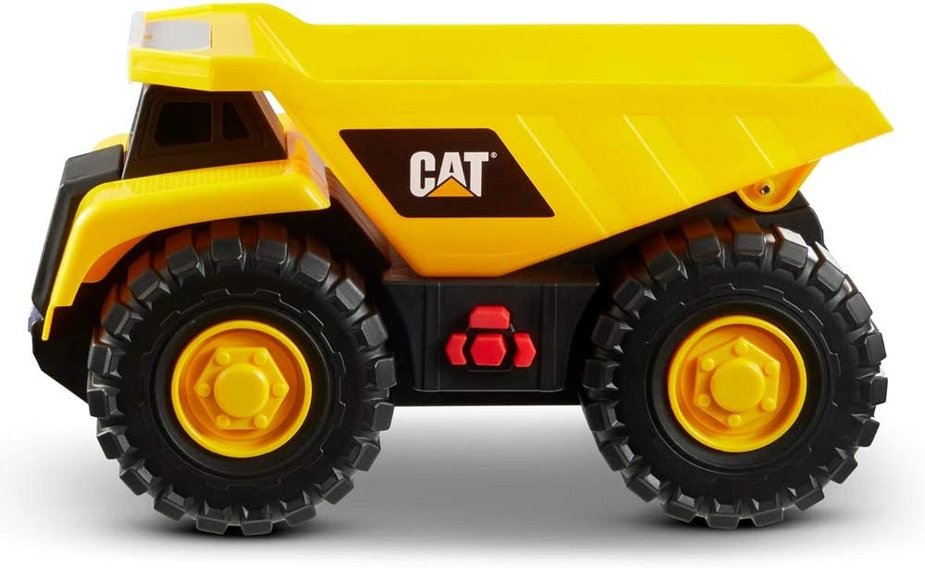 Cat Construction Tough Machines Toy Dump Truck with Lights & Sounds, Yellow