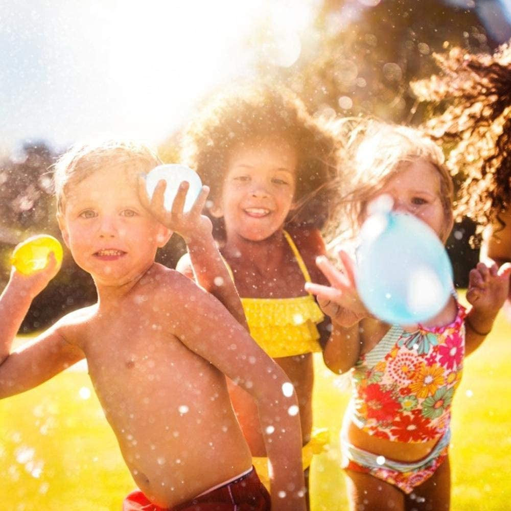 500 Pack Water Balloons with Quick Refill Kits, Eco-Friendly Latex Water Bomb Balloons for Kids and Adults Water Fight Games