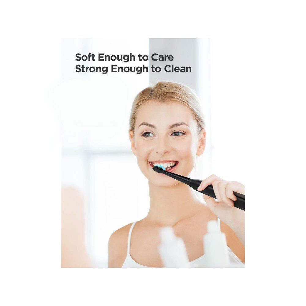 Rechargeable Power Toothbrush with 4 Brush Heads, 5 Modes and 2 Minutes Timer