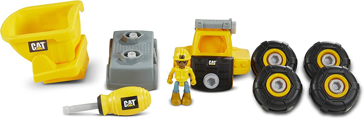 Cat Construction Build Your Own Junior Crew Dump Truck Building Toy