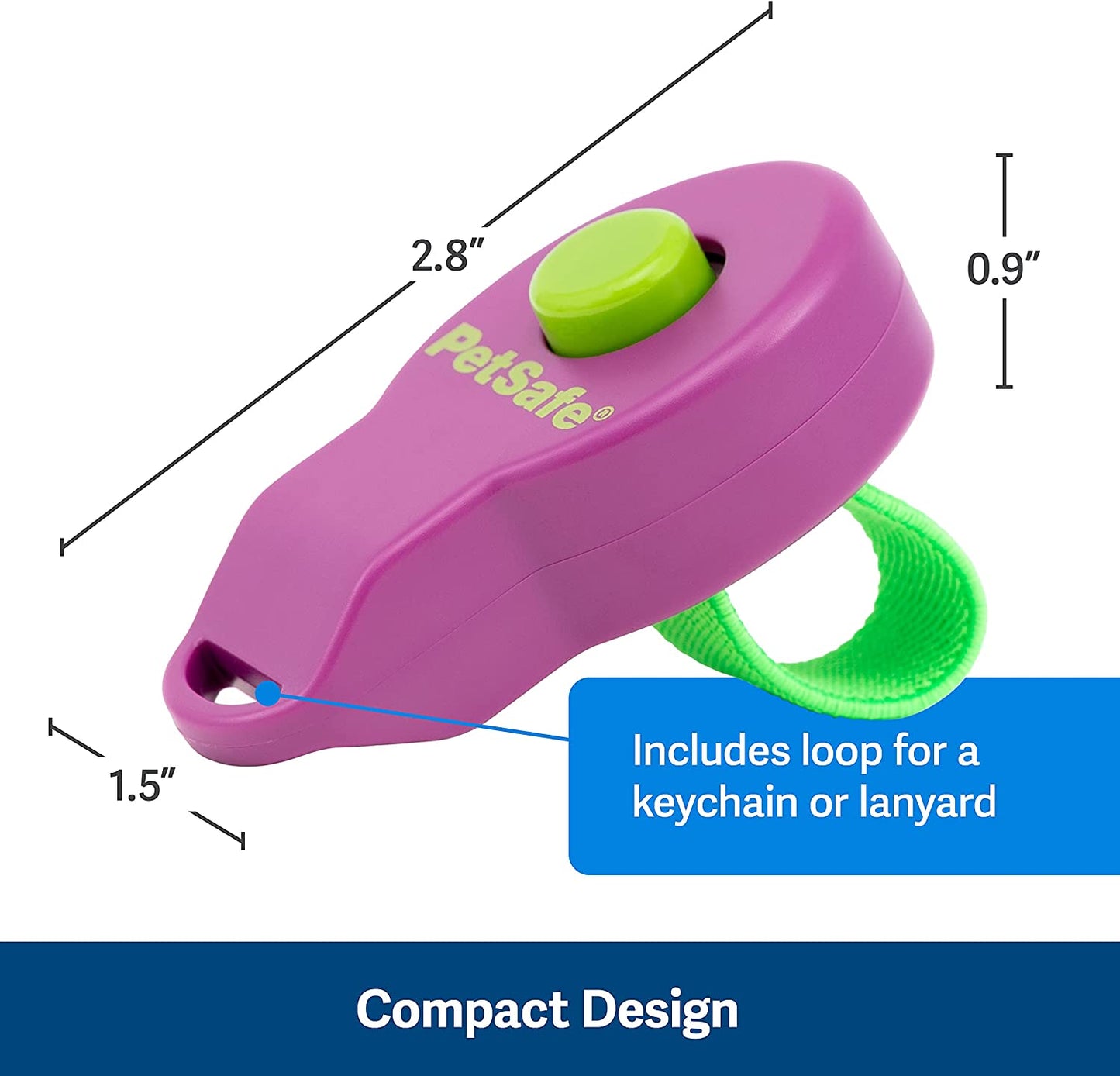 Dog Training Clicker - Positive Behavior Reinforcer for Pets - All Ages