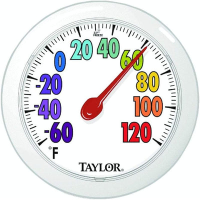 6" Fahrenheit -60 To 120 Outdoor Wall Thermometer with Bracket