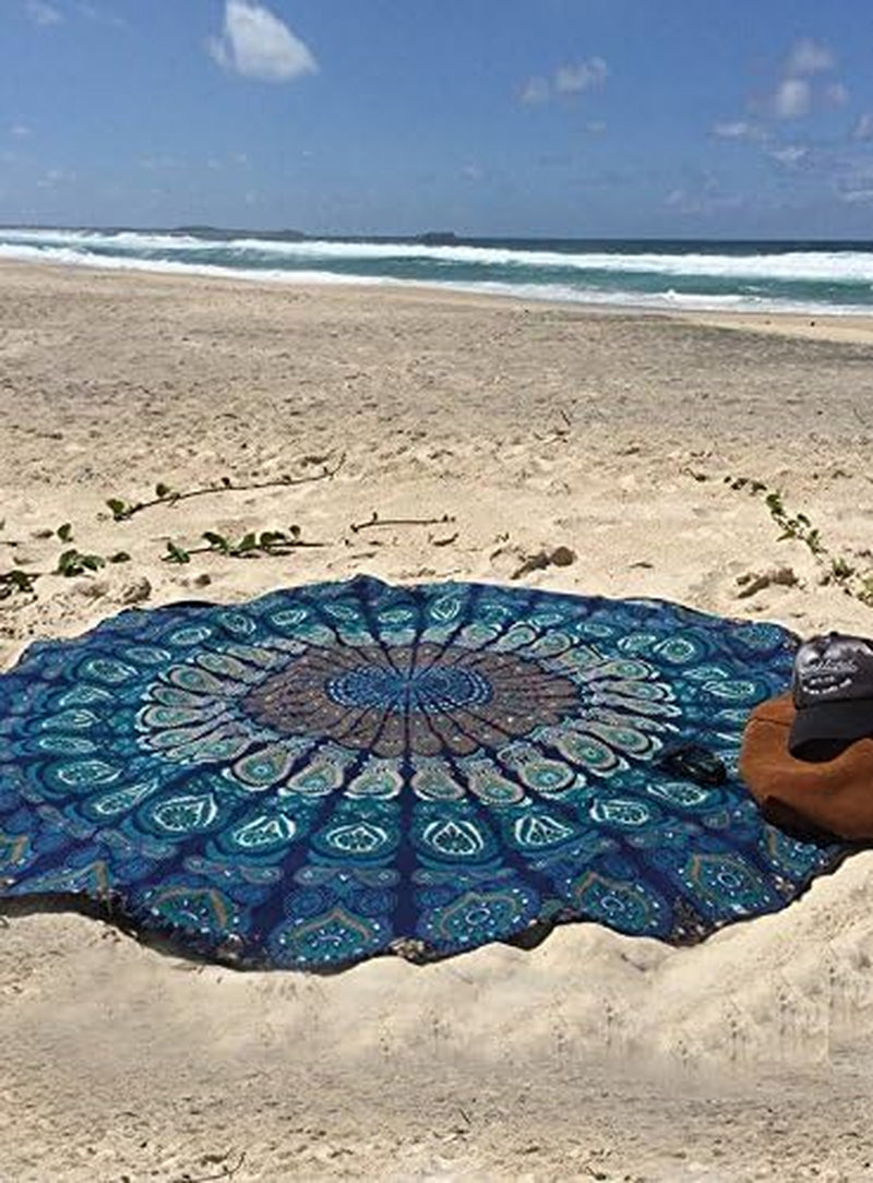 Round Beach Throw Tapestry 60 Inches