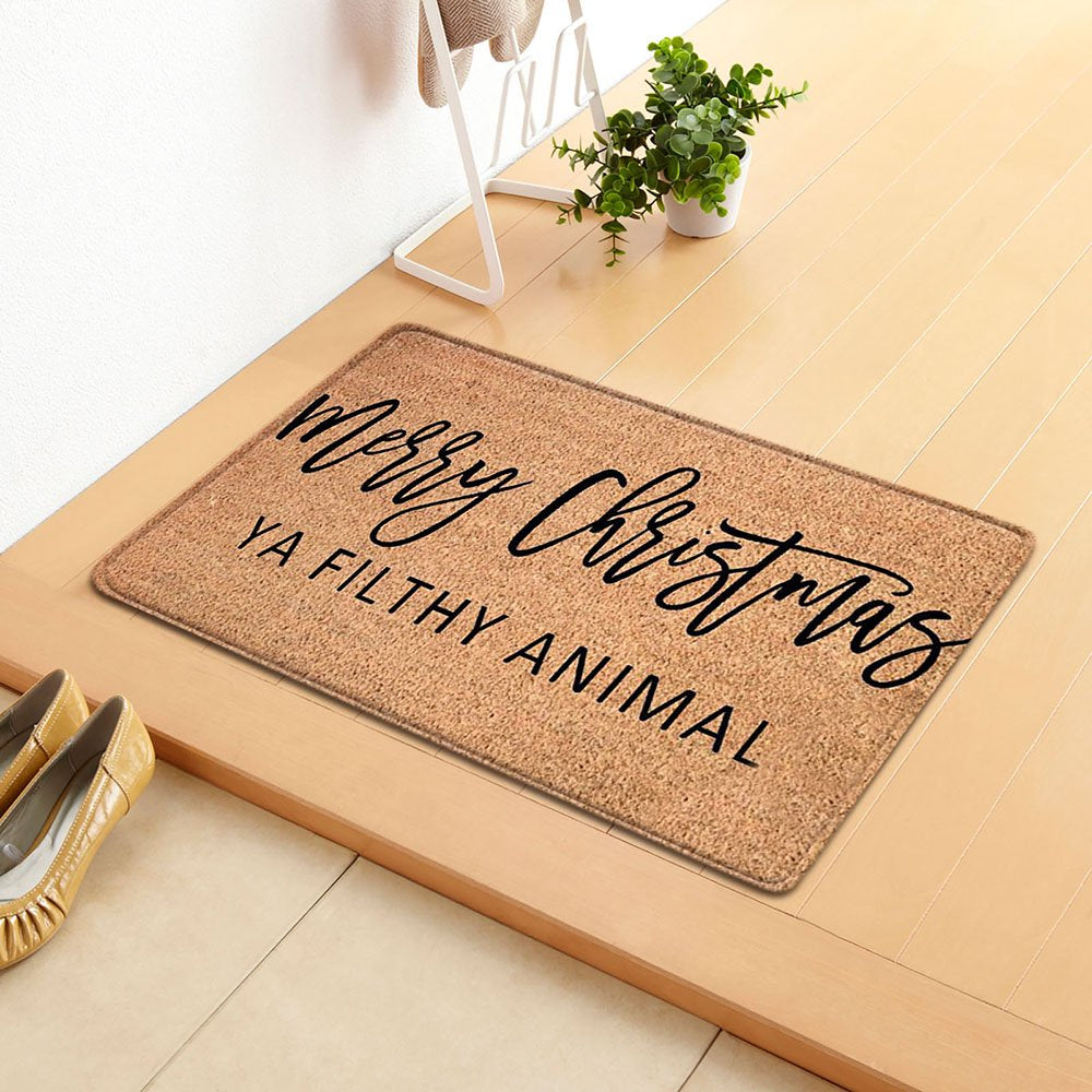 Welcome Mat Outdoor Rugs Fall Decor Christmas Decorations Floor Mats (15.7 X 23.6In)