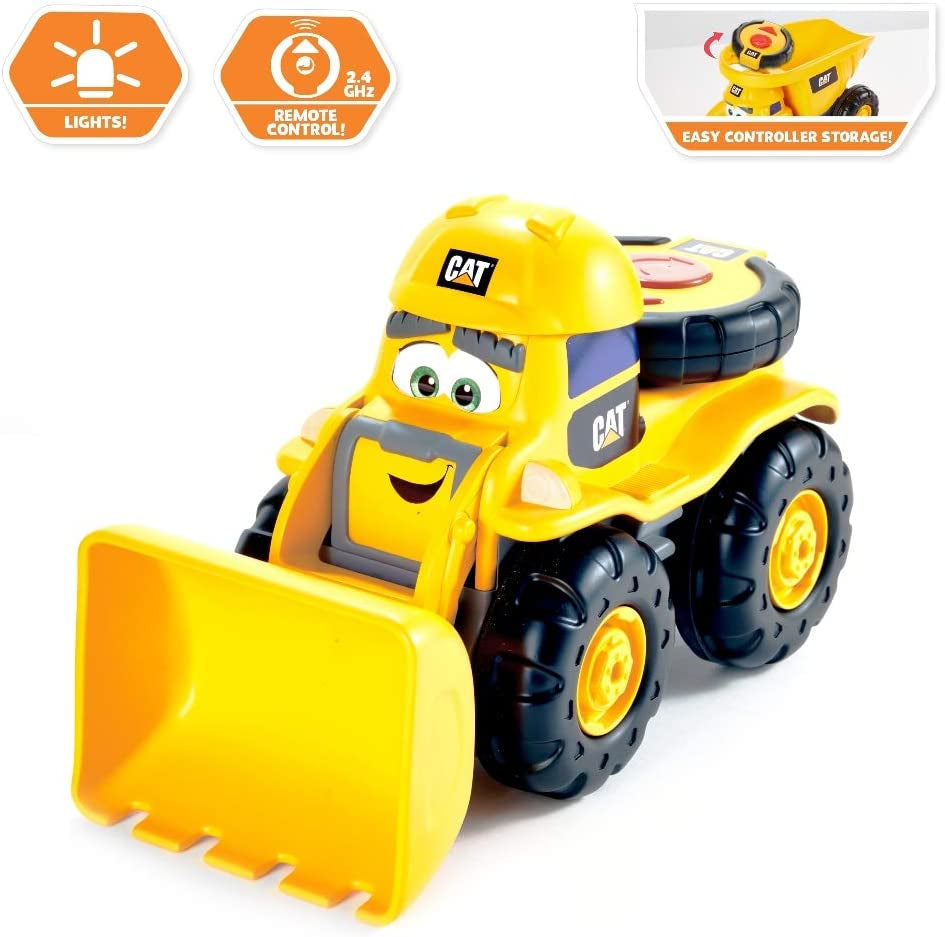 Cat Construction Jr Crew Lil' RC Remote Control Loader, Remote Control Truck