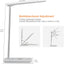 Fasiphe LED Foldable Desk Lamp with Wireless Charger and USB Port, Touch Control, Cold and Warm with 3 Levels Brightness Eye-Protective Reading Lights, Table Lamps for Home Office