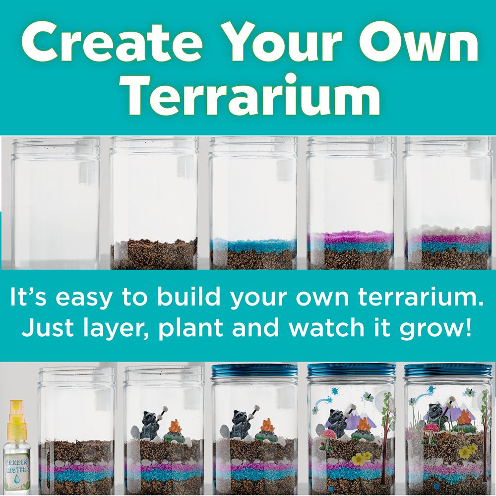Creativity for Kids Grow N’ Glow Terrarium – Child Craft Activity for Boys and Girls
