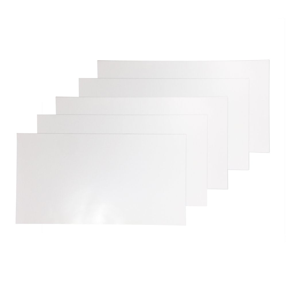 Magnetic Vent Covers for Wall, Floor or Ceiling, 5.5" Wide X 12" Long, White, Pack of 4