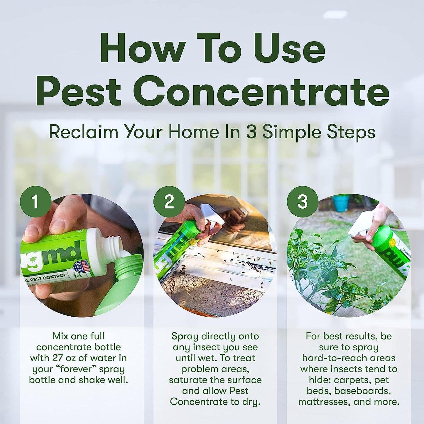 BugMD - Pest Control Essential Oil Concentrate 3.7 oz