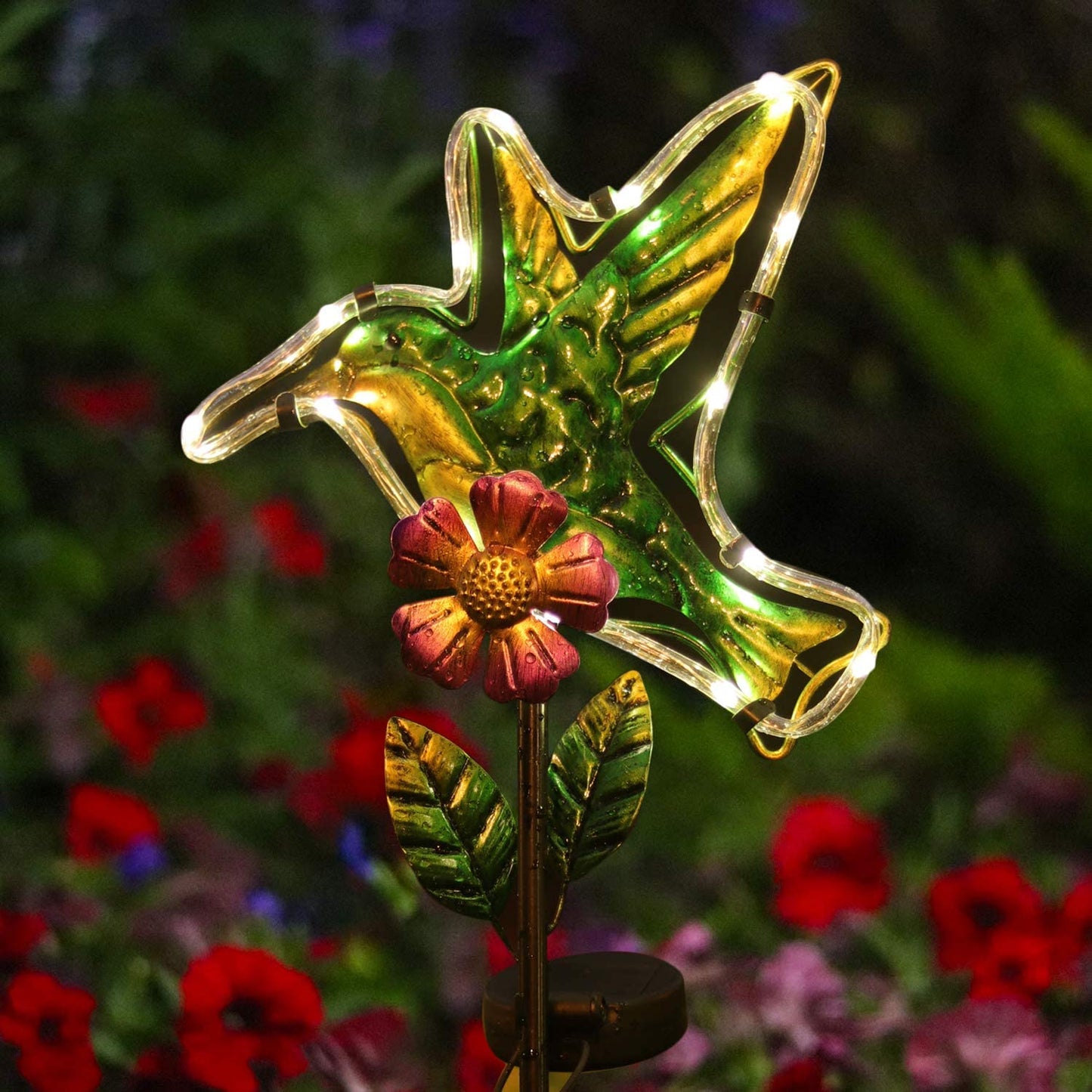 Garden Solar Lights Pathway Outdoor,Peacock Garden Stake Metal Lights Decorative Yard Art Waterproof LED Garden Lights,for Patio Yard Walkway Pathway Lawn Decoration