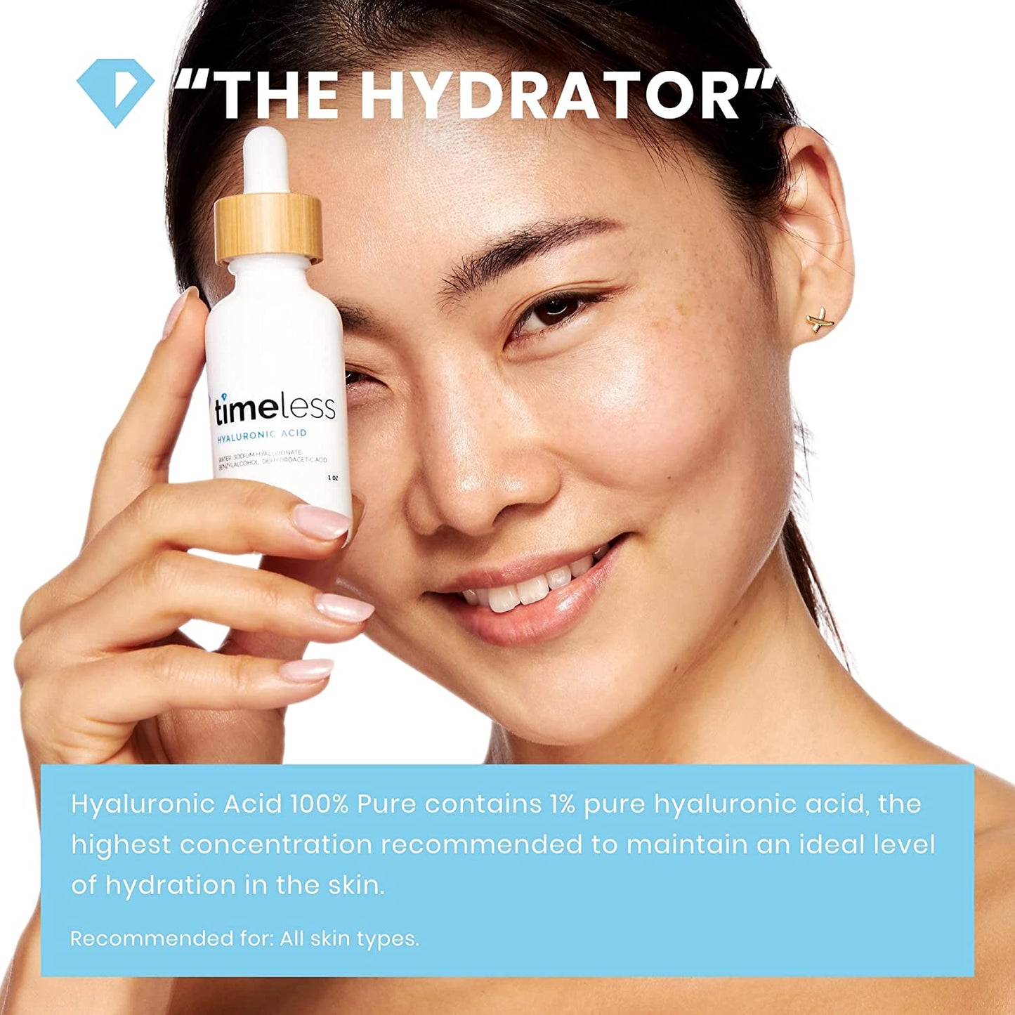 Hyaluronic Acid 100% Pure Serum - 1 oz