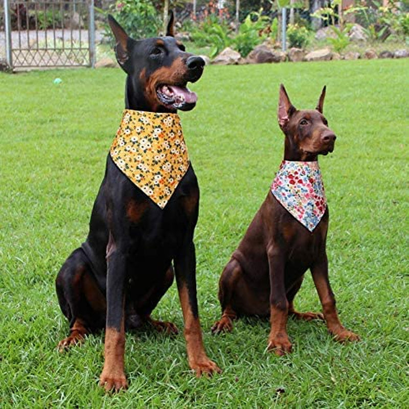 8 Pieces Summer Dog Bandanas 