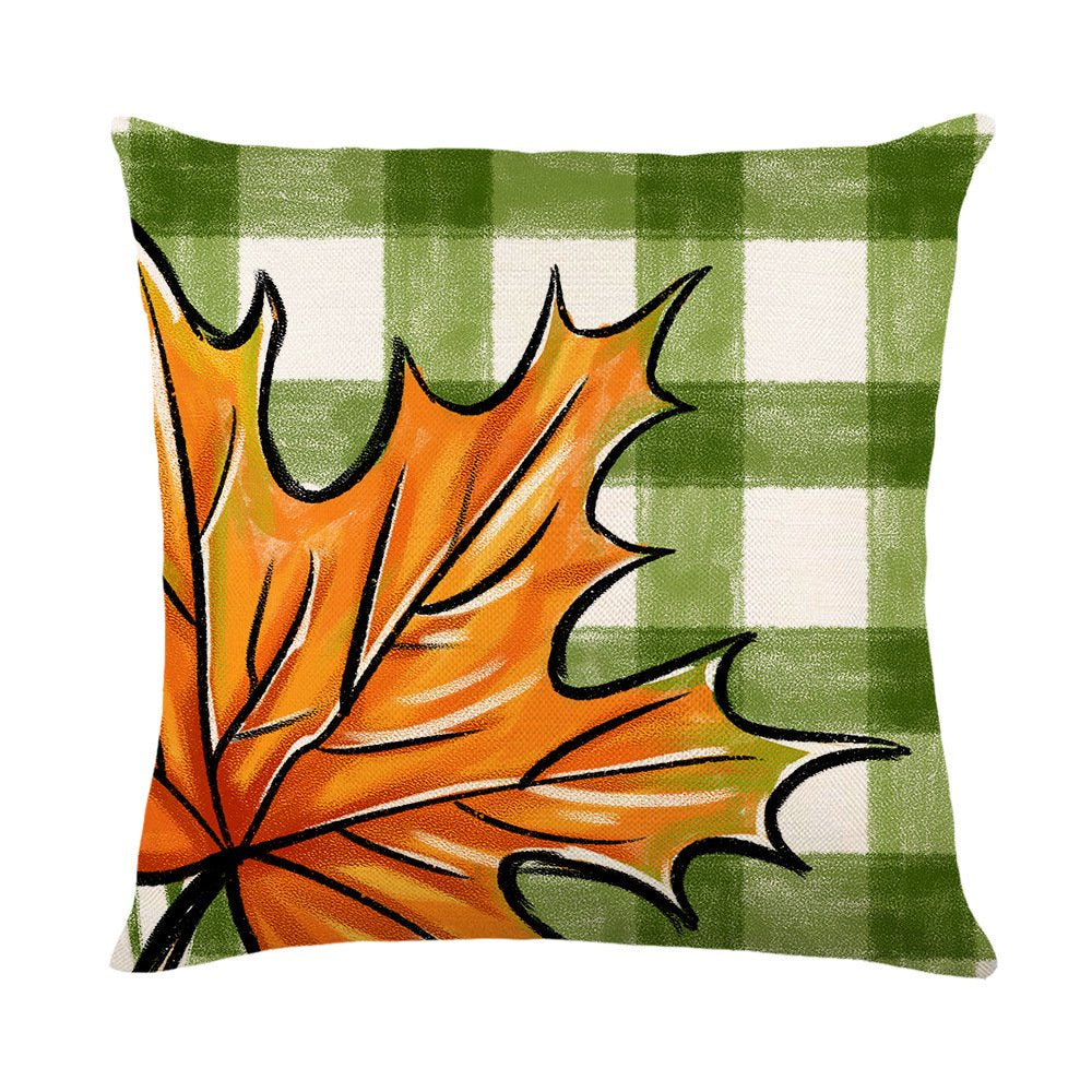 Fall Pillow Covers Sage Green Throw Pillows 18X18 Set of 4 Outdoor Fall Pillow Covers Fall Decorations, Pumpkin Farmhouse Pillow Case for Sofa Couch Thanksgiving Decorations Fall Decor