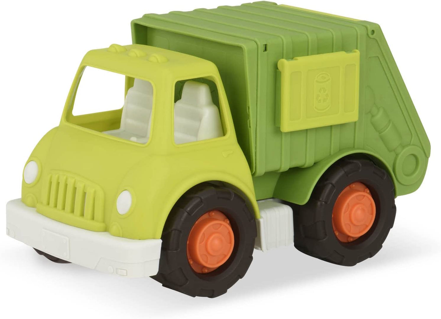 Wonder Wheels by Battat – Fire Truck, Recycling Truck, Excavator Truck – Combo of Recycling, Excavator, & Fire Truck Toys for Toddlers Age 1 & up (3 Pc) – 100% Recyclable