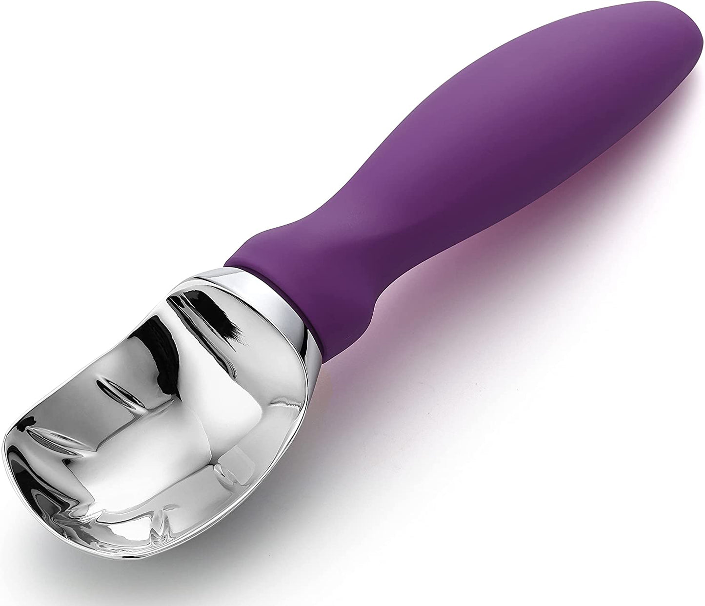 Spring Chef Ice Cream Scoop with Comfortable Handle, Black