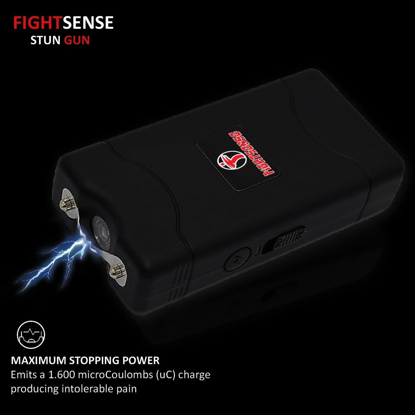 Super Heavy Duty 35 Billion Mini Stun Gun for Self Defense with Bright Led Flashlight, Rechargeable Battery, Nylon Holsters with Belt Loop for Easy Cary