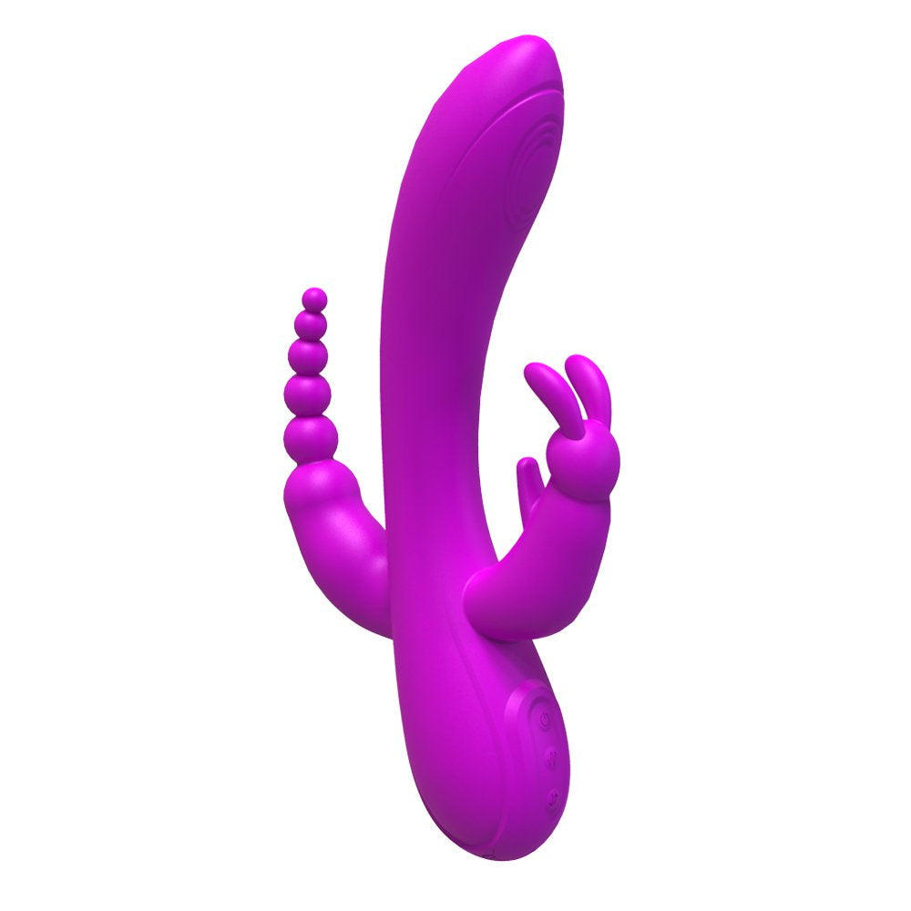 3 in 1 G-Spot Rabbit Vibrator 12 Speed Clitoral Stimulator Sex Toys Valentine'S Day Gift for Women Adult Toys(Rose Red)