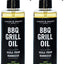  BBQ Grill Cleaner Oil | 100% Plant-Based & Vegan | Best for Cleaning Barbeque Grills & Grates | Use with Wooden Scrapers, Brushes, Accessories & Tools 