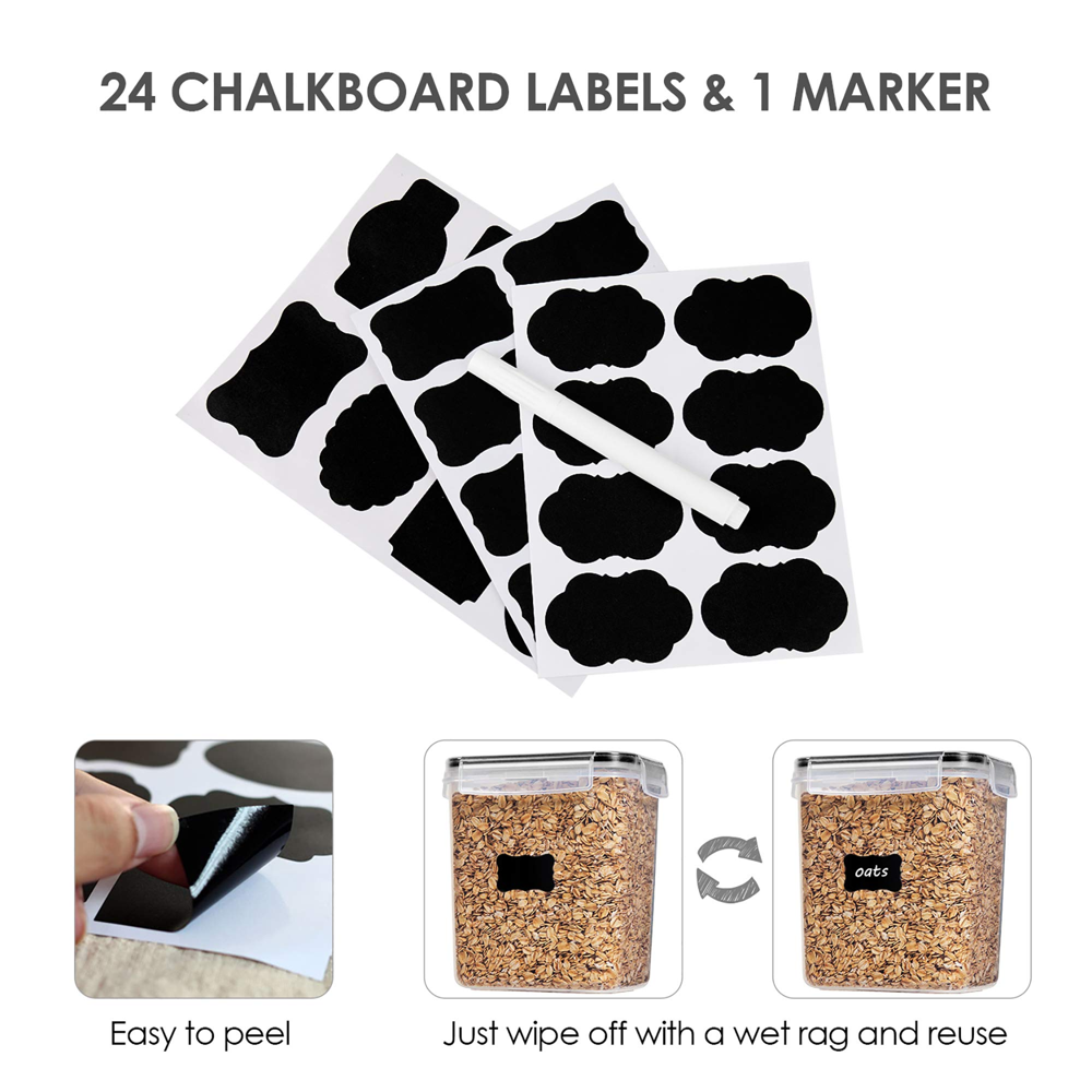 12 PACK Airtight Food Storage Containers