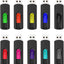 10 Pack 32GB USB Flash Drives Slide Retractable Memory Stick Bulk USB 2.0 Thumb Drive Jump Drive Zip Drive USB Sticks Data Storage Backup for PC Mac (32G, 10 Mixed Color)