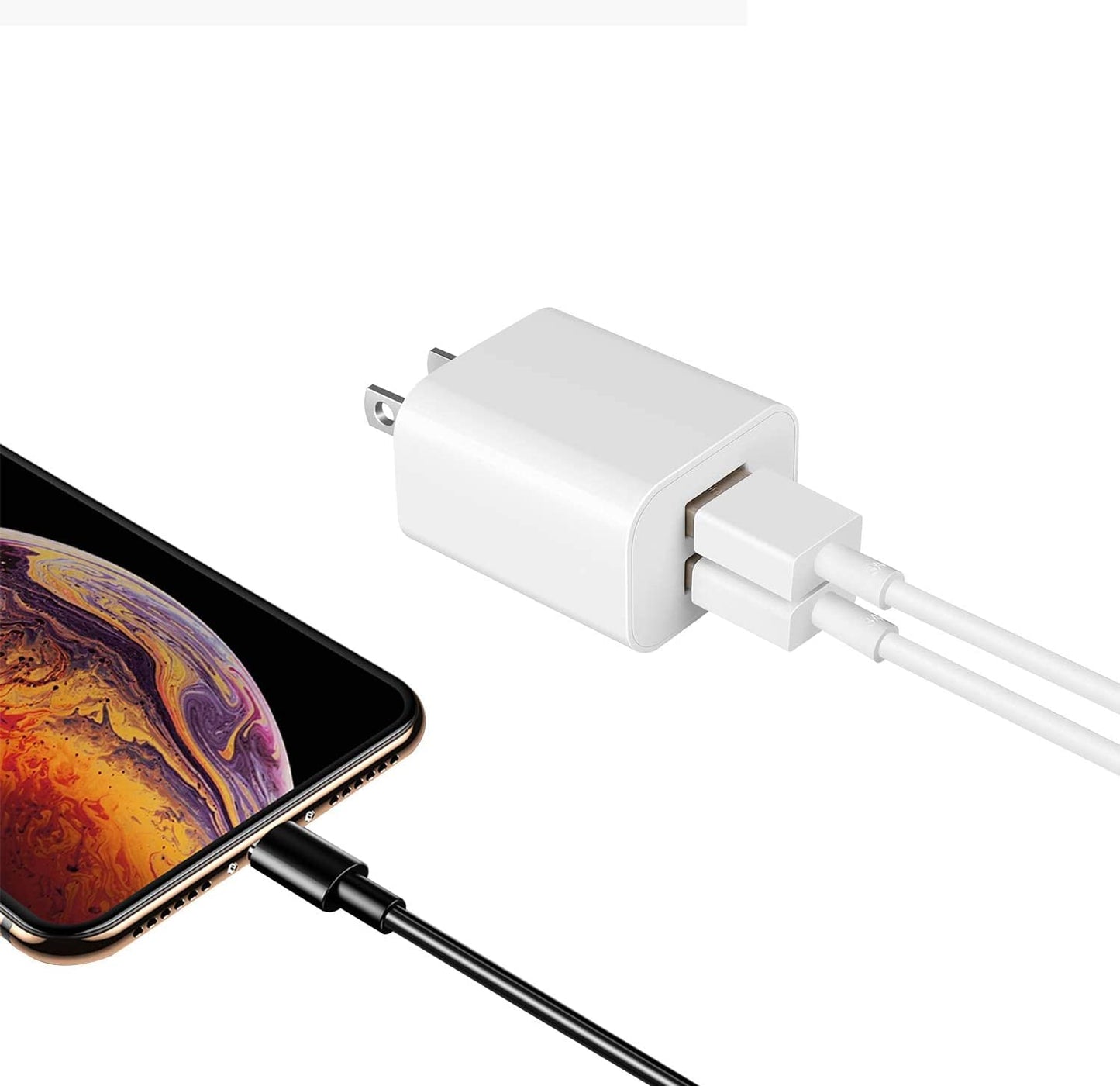 USB Wall Charger Block 2Pack