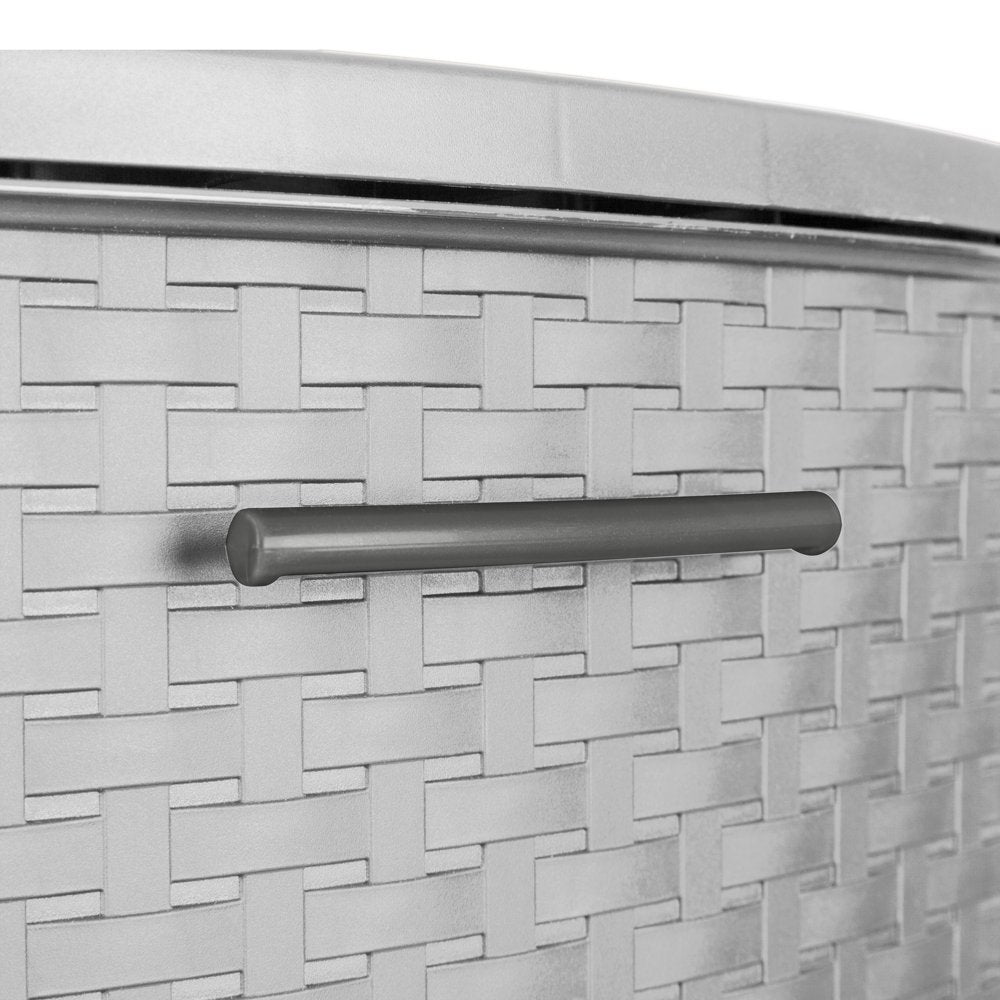 3 Drawer Weave Tower Plastic, Cement