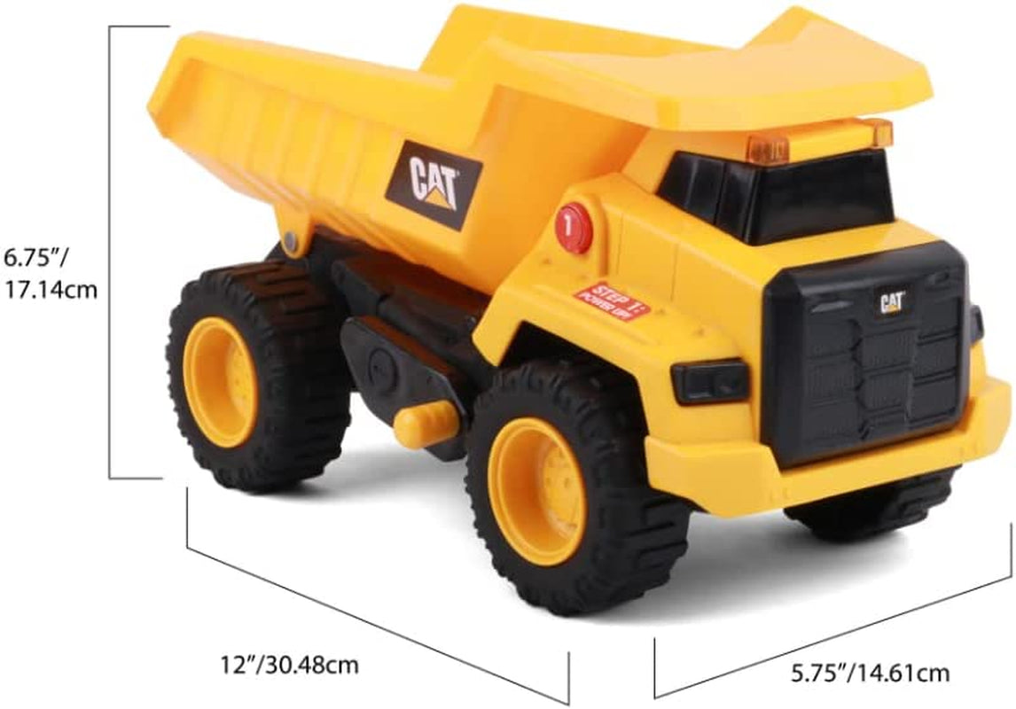 Cattoysofficial Construction Power Haulers Dump Truck, Yellow