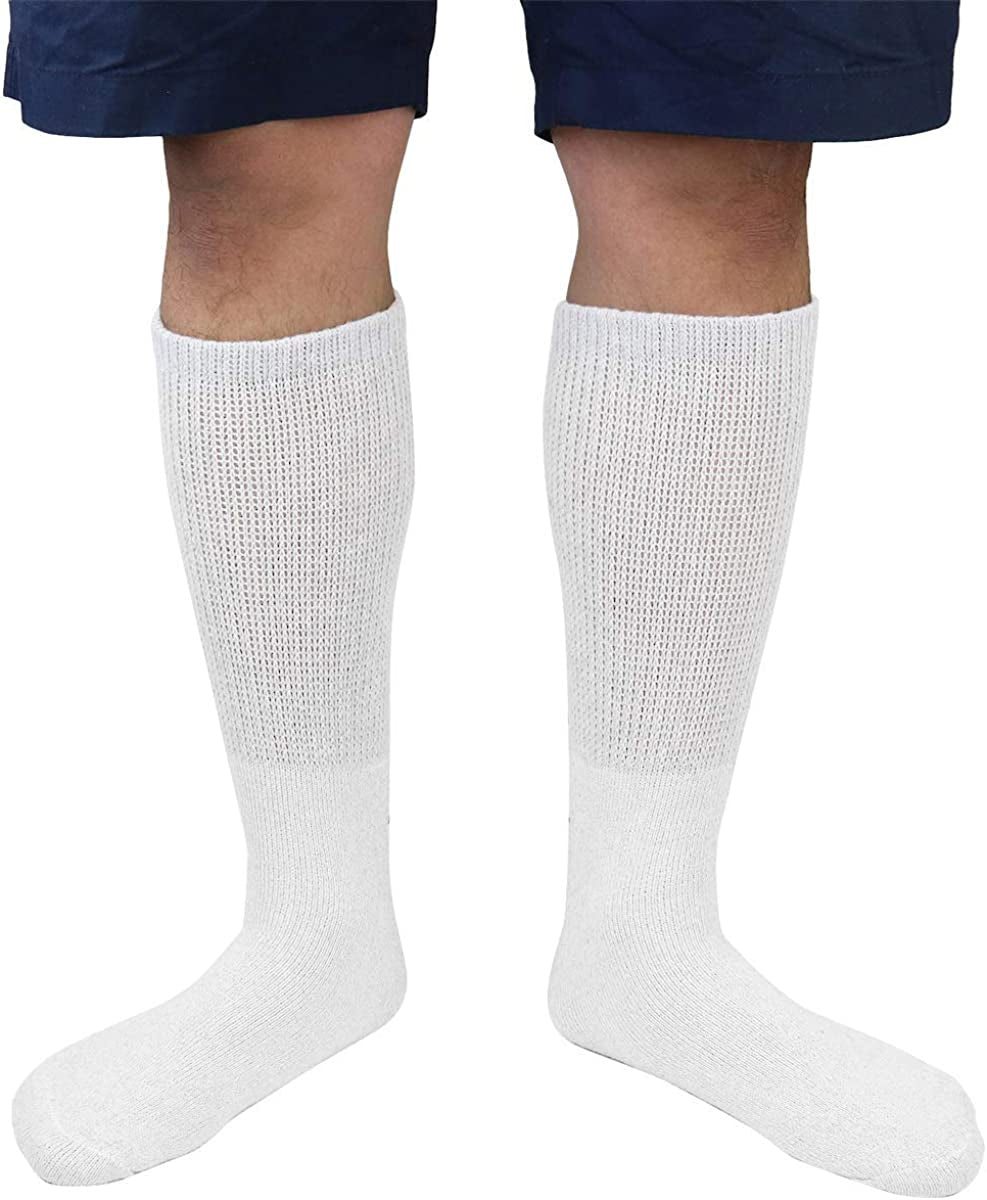 Physicians Approved Diabetic Socks Crew Unisex 3, 6 or 12-Pack