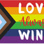 Progress Pride Flag 3x5 ft, Gay Lesbian Transgender Bisexual Flag, Vivid Color LGBTQ Community Rainbow Flags UV Fade Resistant for Indoor Outdoor