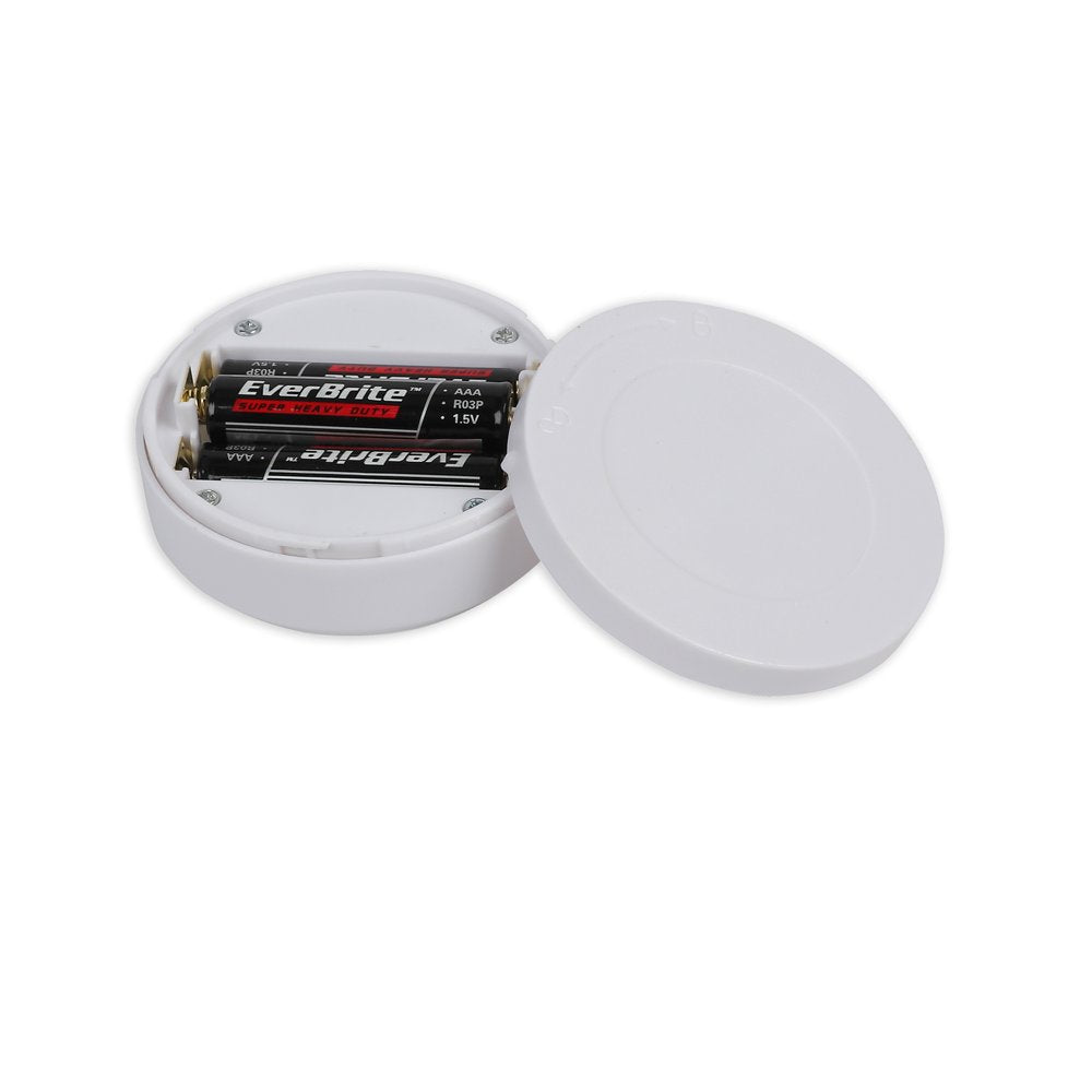 5-Pack Color Changing LED Puck Lights with Remote and Batteries