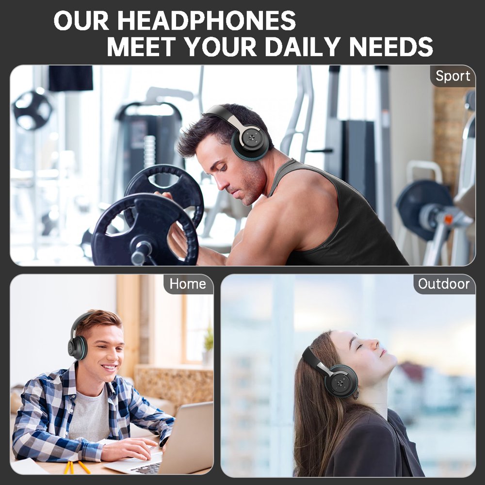 Noise Isolating over Ear Headphone W/ Microphone and Volume Control