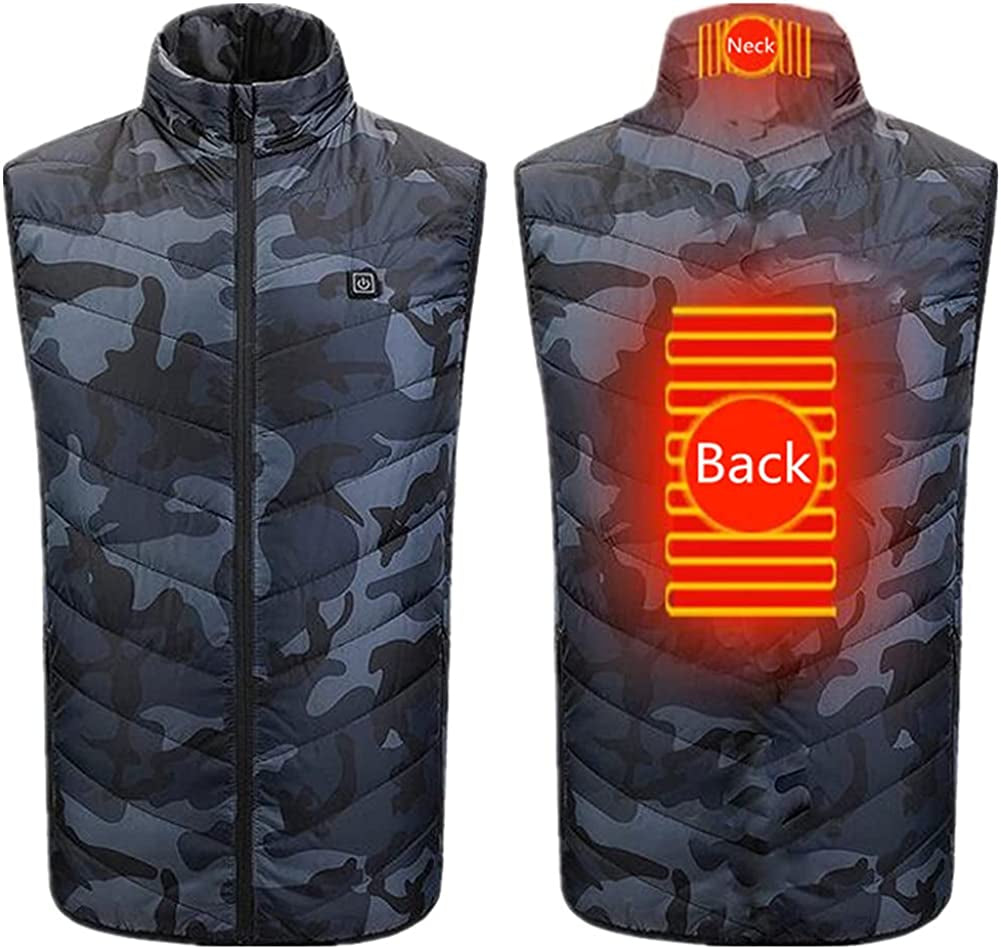 Heated Vest for Women USB Charging Sleeveless Lightweight Warm Jacket Quilted Vest