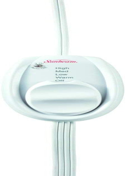 Sunbeam Heating Pad for Back, Neck, and Shoulder Pain Relief with Sponge for Moist Heating Option