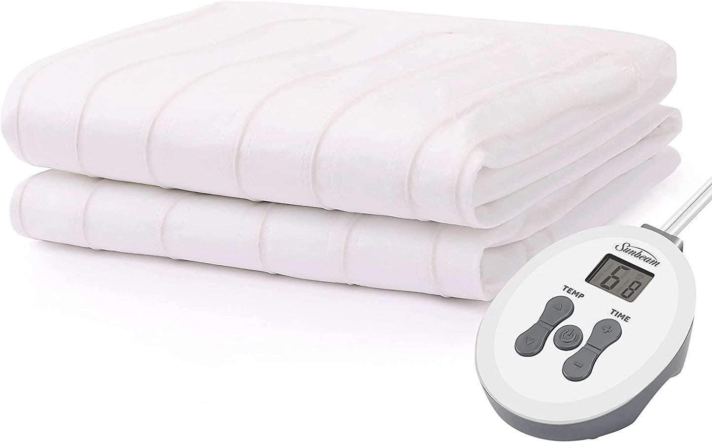 Sunbeam MSU1GTS-N000-11A00 Mattress Pad, Twin, White