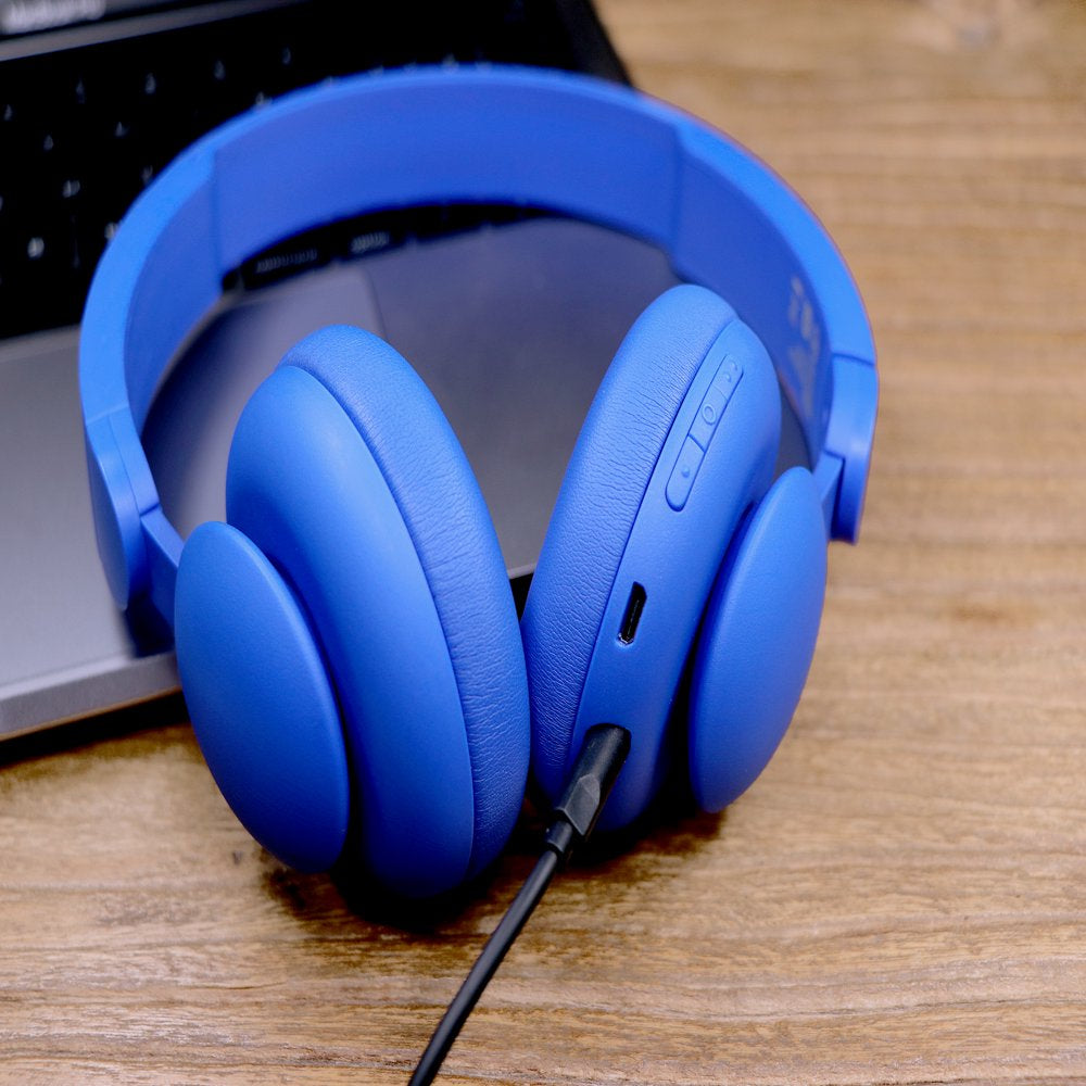 Wireless Bluetooth On-Ear Headphones - Blue