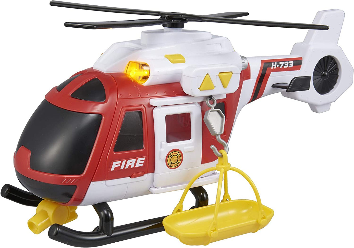 Large Fire Engine | Fire Truck with Realistic Lights and Sounds | Kids' Play Figures and Vehicles Toy Car Set | for Ages 3 and Over