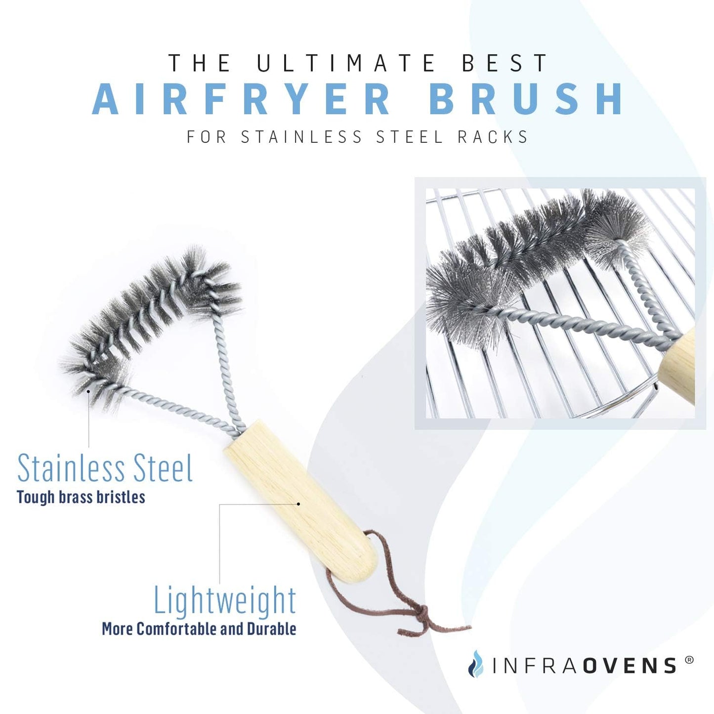 Grill Brush Stainless Steel- 8 inch