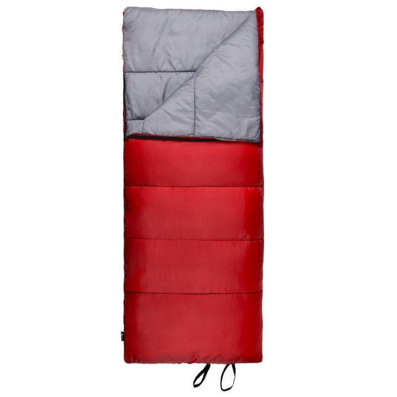 33"X75" Warm Weather 50-Degree Red Sleeping Bag