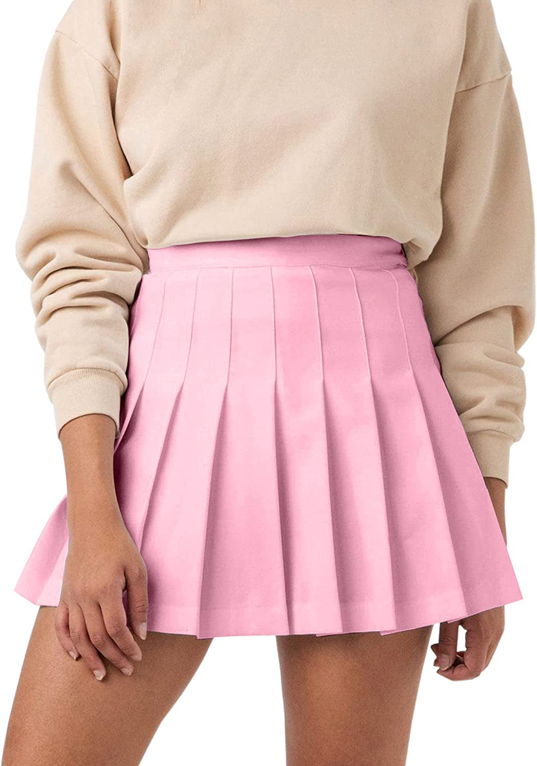 High Waisted Pleated Tennis Skirt