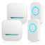 Mini Waterproof Wireless Door Bell Operating at 1000 Feet with 32 Melodies,4 Volume Levels & LED Flash