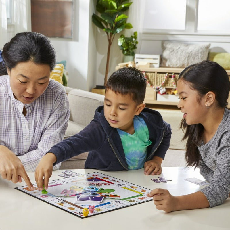 Monopoly Discover Board Game, 2-Sided Gameboard, Playful Teaching Tools for Families