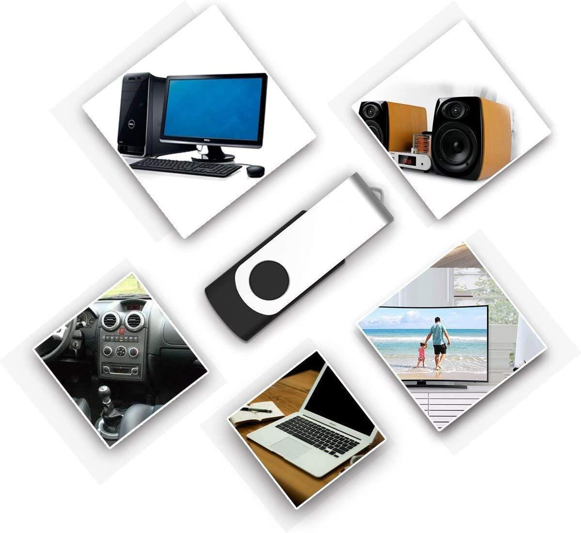 32GB USB Flash Drive Memory Stick Thumb Drive Black