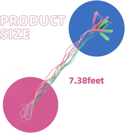 6Pcs, Colorful Outdoor Jump Ropes Set