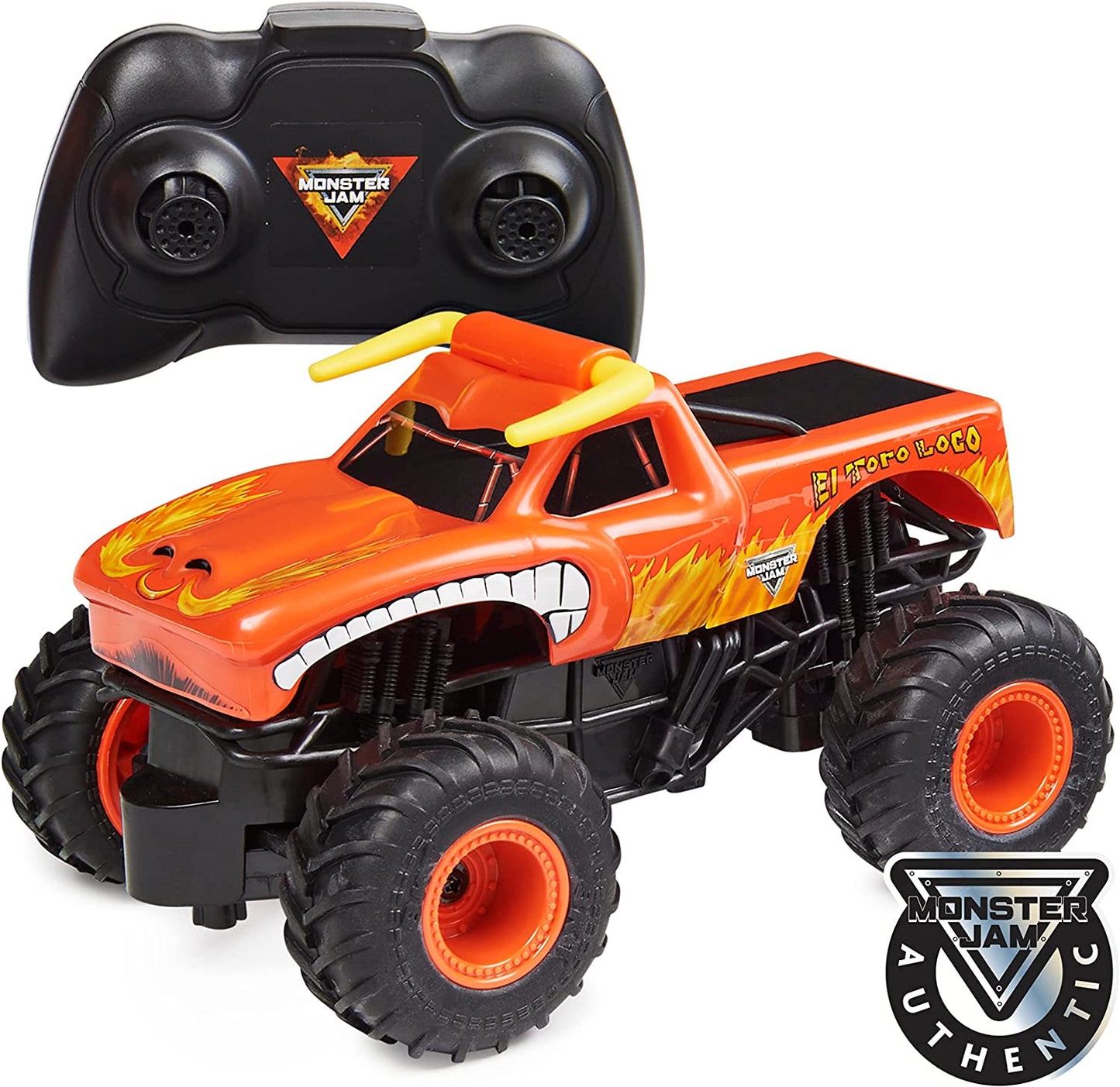 Monster Jam , Official Grave Digger Remote Control Monster Truck Toy, 1:24 Scale, 2.4 Ghz, for Ages 4 and Up