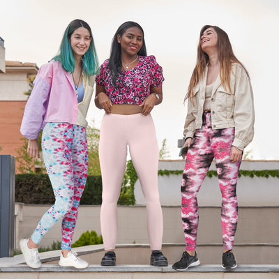 3 Pack Tie Dye Leggings for Women Athletic Casual Lounge and Yoga Pants Double Brushed